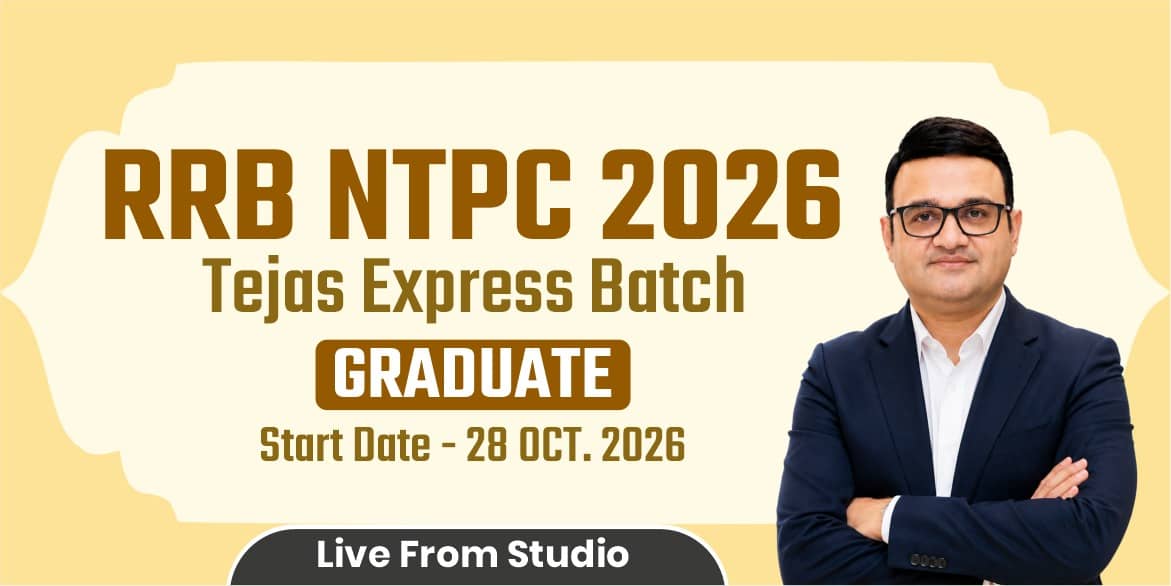 RRB NTPC Graduate 2026 Tejas Express Batch (From Studio)