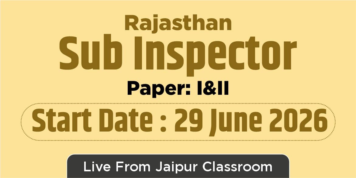 Sub Inspector Batch (From Jaipur Classroom)