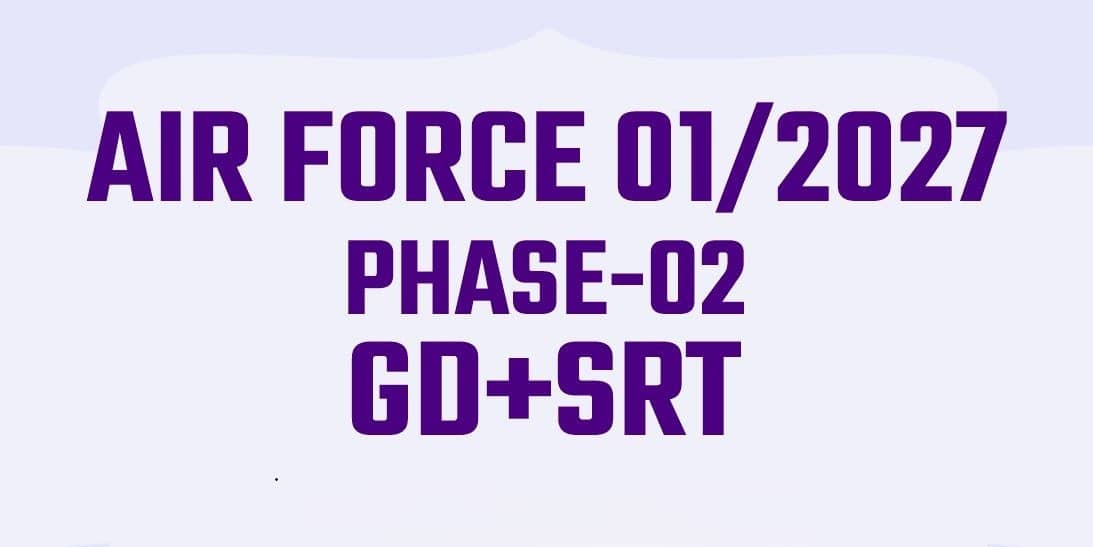 Air Force Phase-II (01/2027) Batch (Live From Jodhpur Classroom)