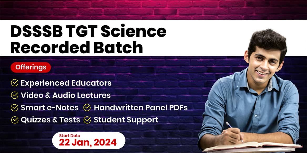 DSSSB TGT Science Recorded Batch