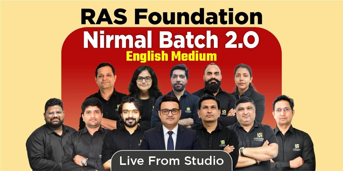 RAS Foundation Nirmal Batch 2.0 English Medium (From Studio)