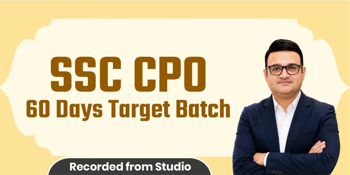 SSC CPO 60 Days Target Batch (From Studio)