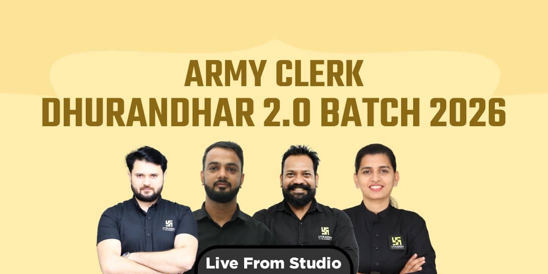 Army Clerk Dhurandhar 2.0 Batch 2026 (From Studio)