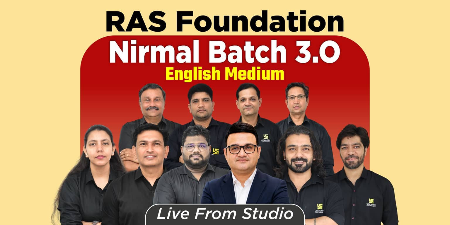 RAS Foundation Nirmal Batch 3.0 English Medium (From Studio)