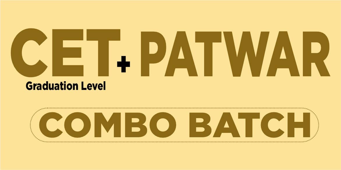 Rajasthan (CET Graduation Level + Patwar) Combo Batch