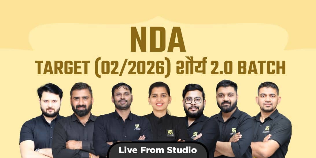 NDA Target (02/2026) Shourya 2.0 Batch (From Studio)
