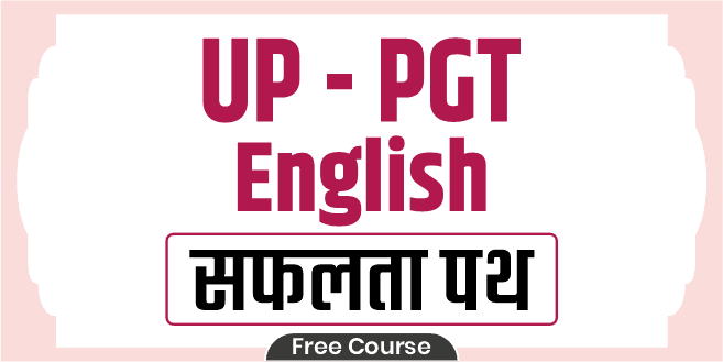 UP - PGT English Safalta Path