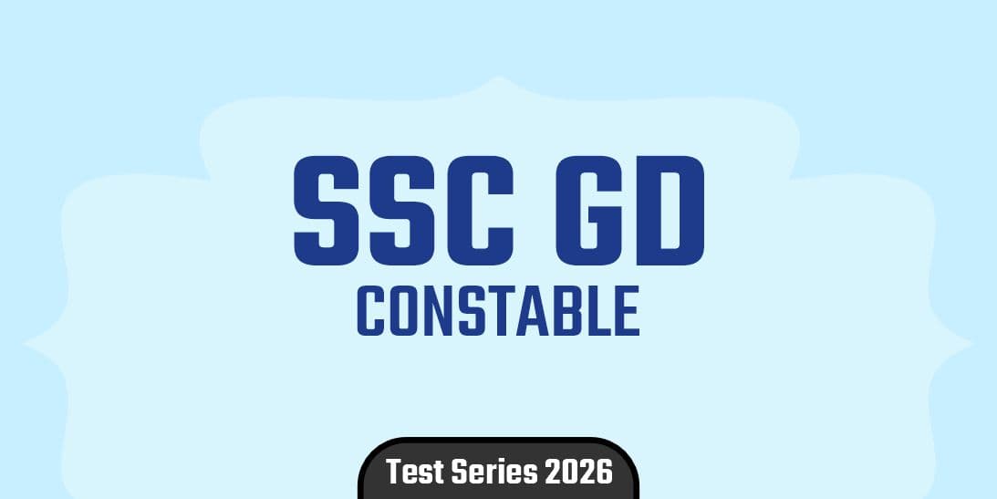SSC GD Constable Test Series 2026