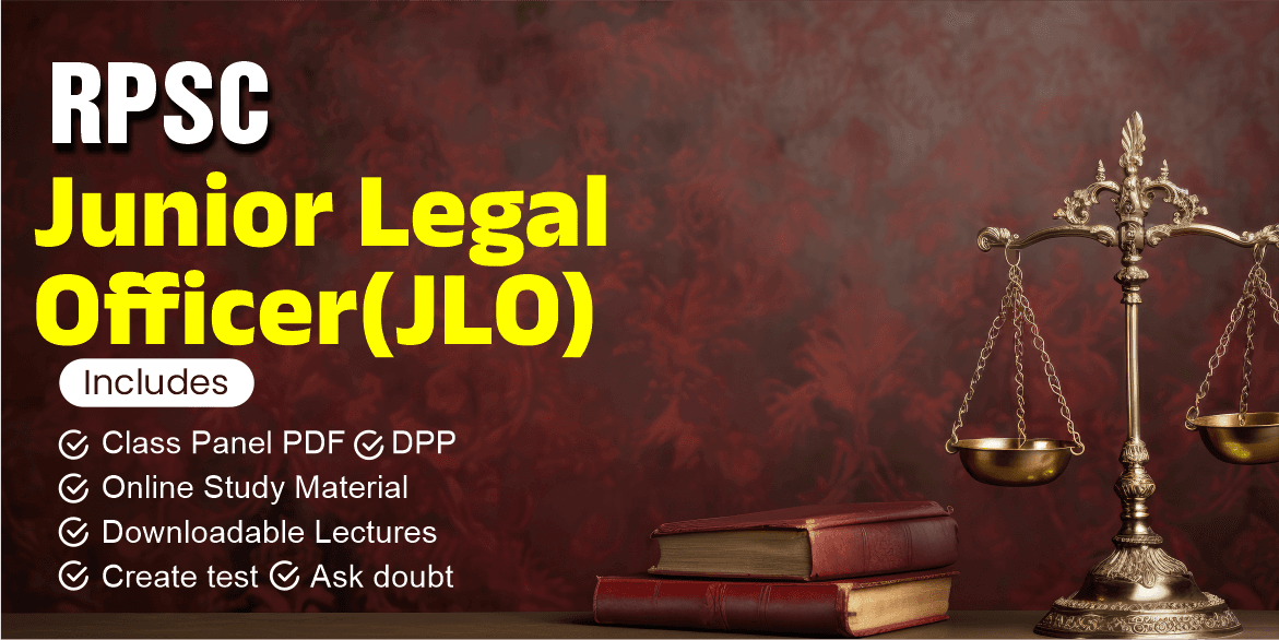 RPSC Junior Legal Officer(JLO) Recorded Batch
