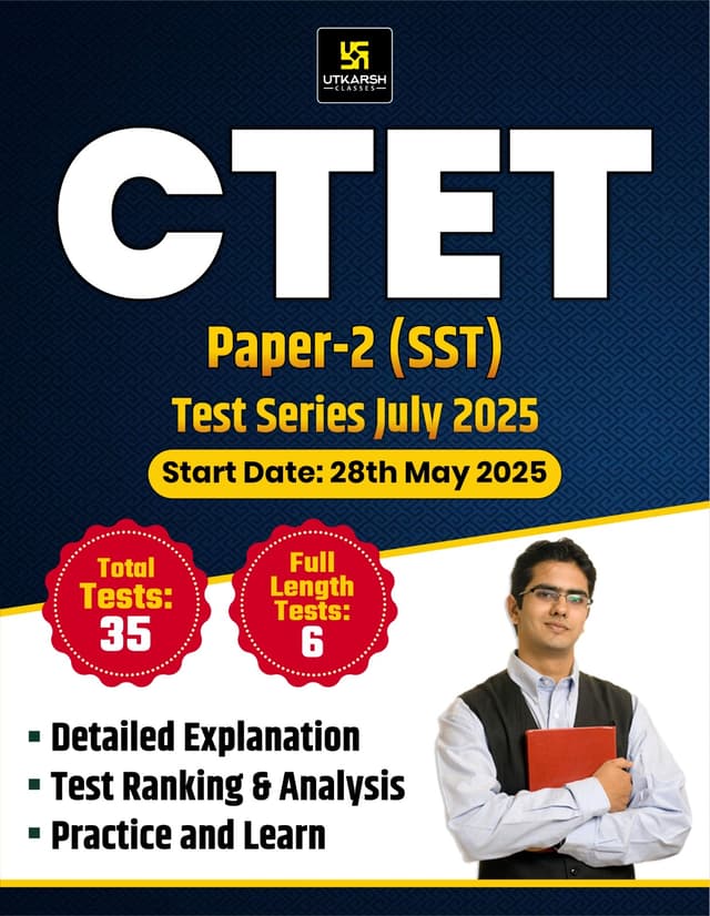 CTET Paper-2 (SST) Test Series July 2025
