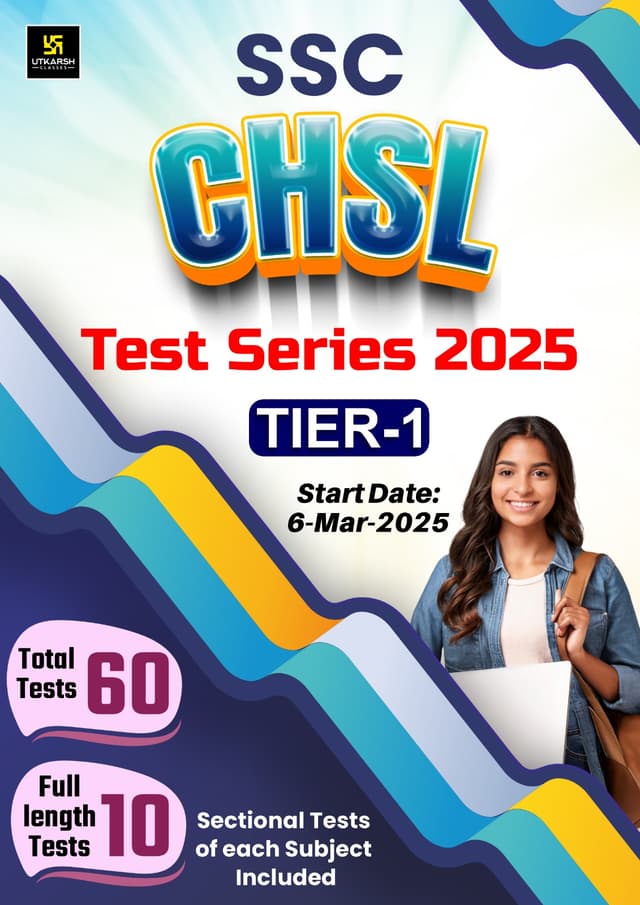 SSC CHSL Tier-1 Test Series 2025