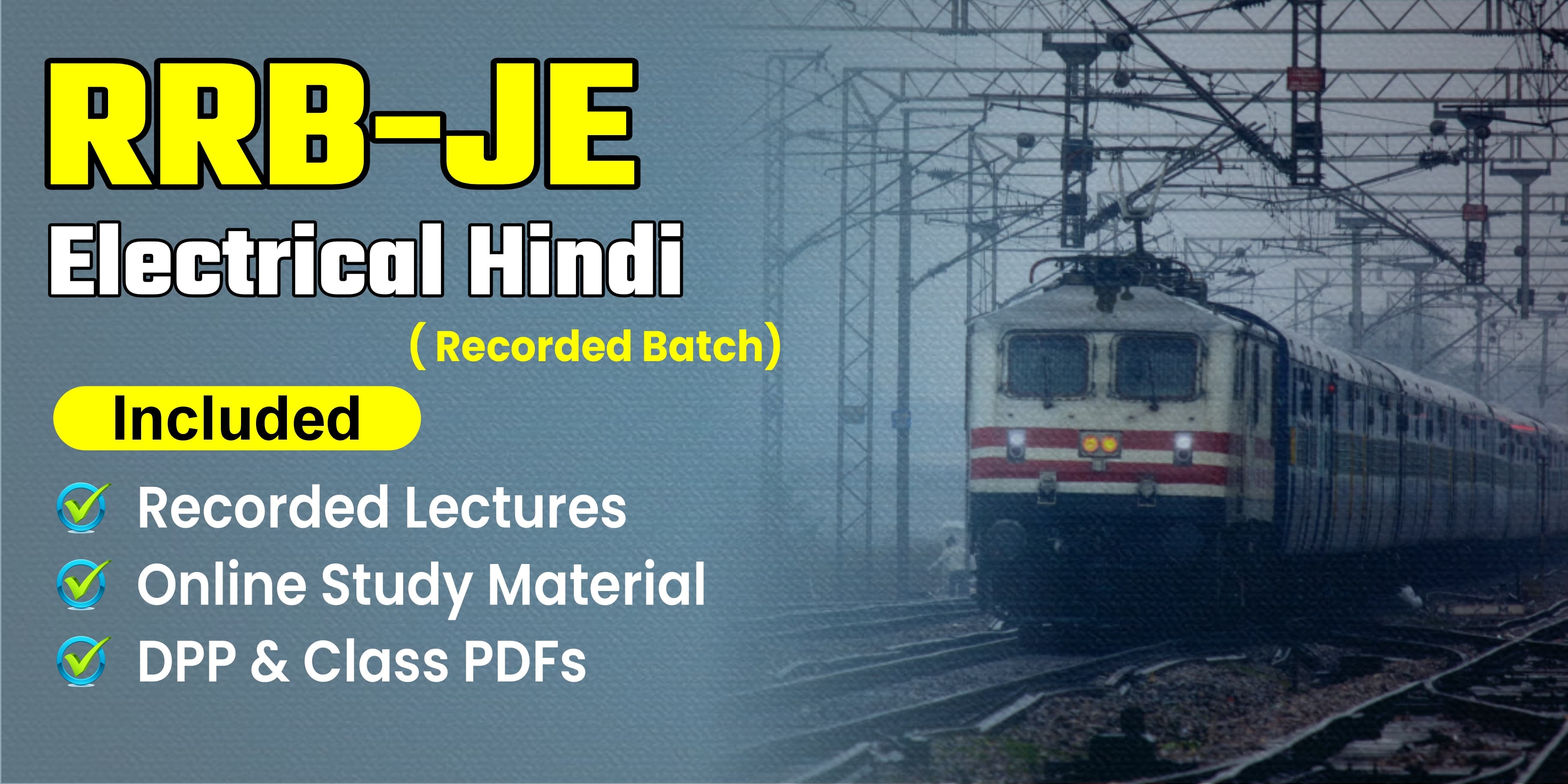 RRB-JE Electrical Hindi Recorded Batch