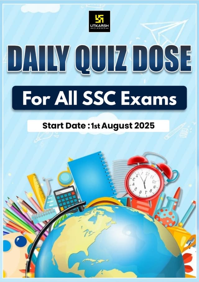 Daily Quiz Dose for all SSC Exam