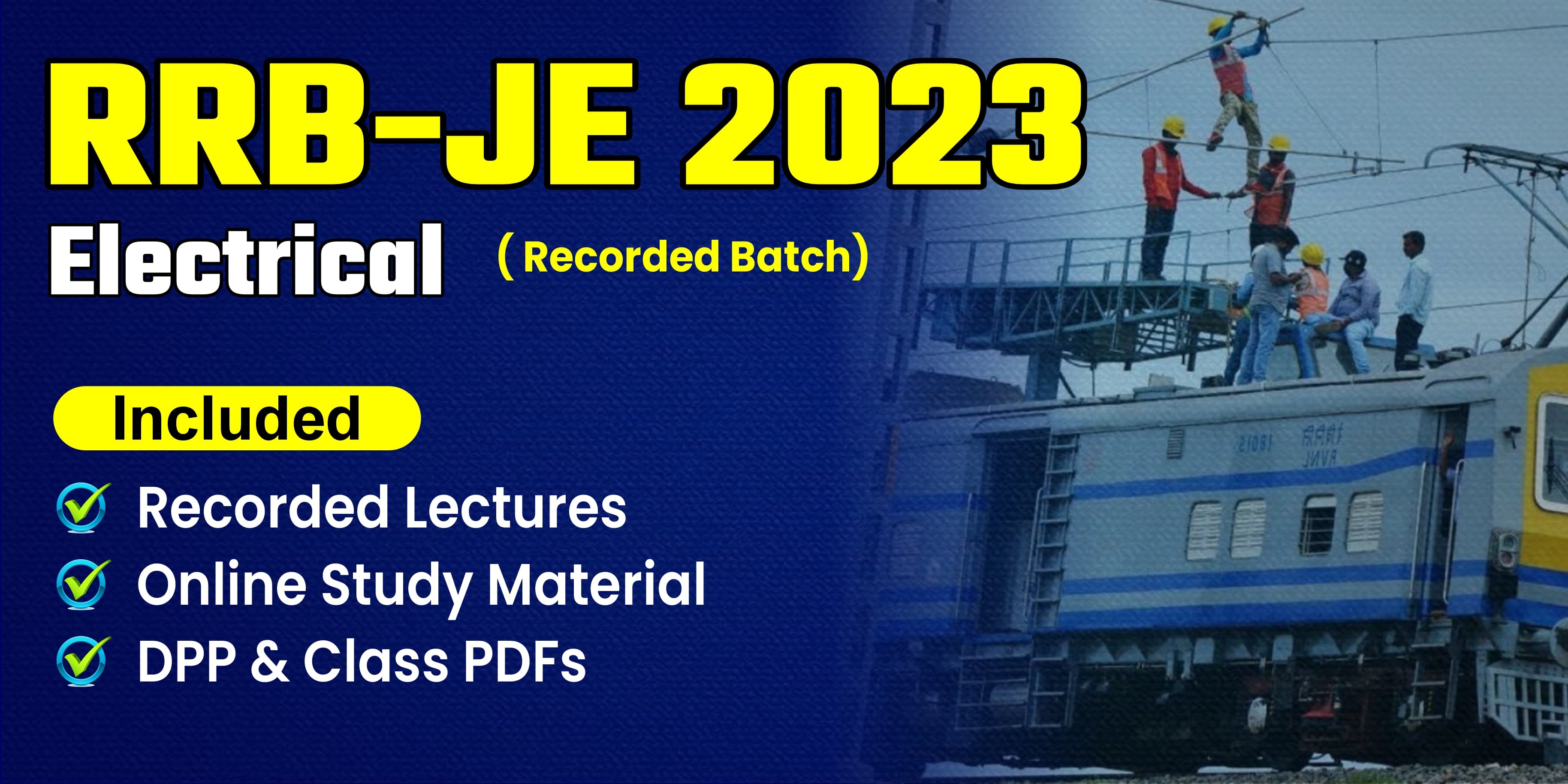 RRB-JE 2023 Electrical Recorded Batch