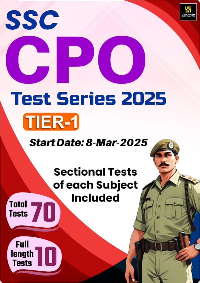 SSC CPO Tier-1 Test Series 2025