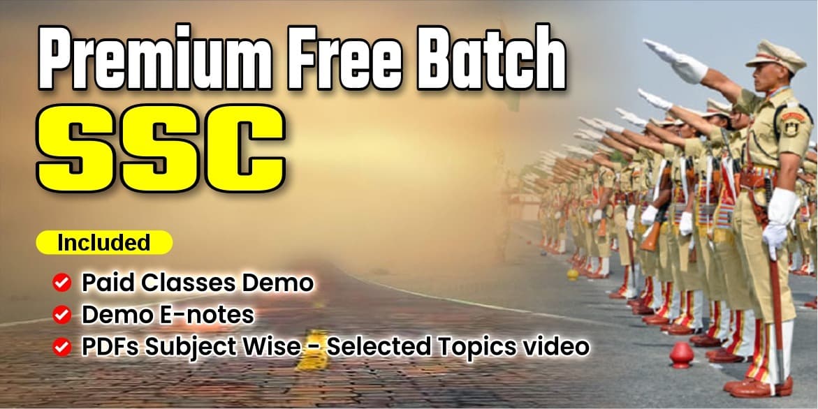 Premium Free Batch for SSC