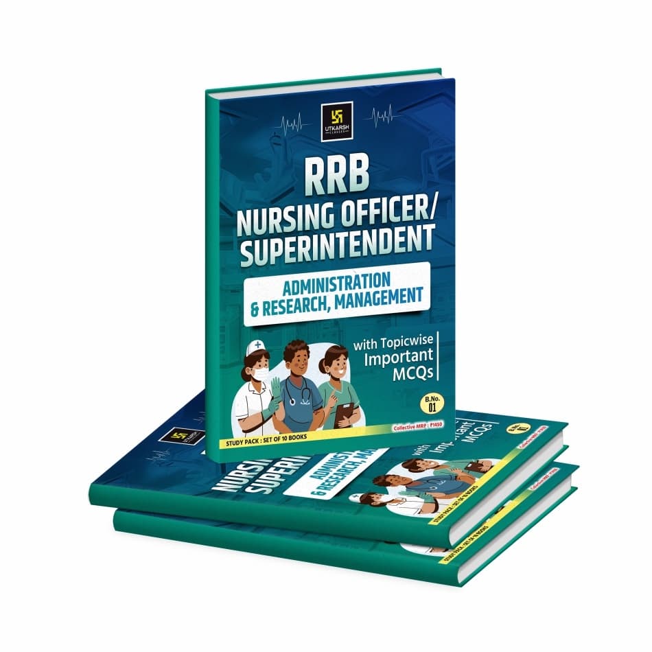 RRB Nursing Officer/Superintendent Exam-2025 (Set of 10 Books)