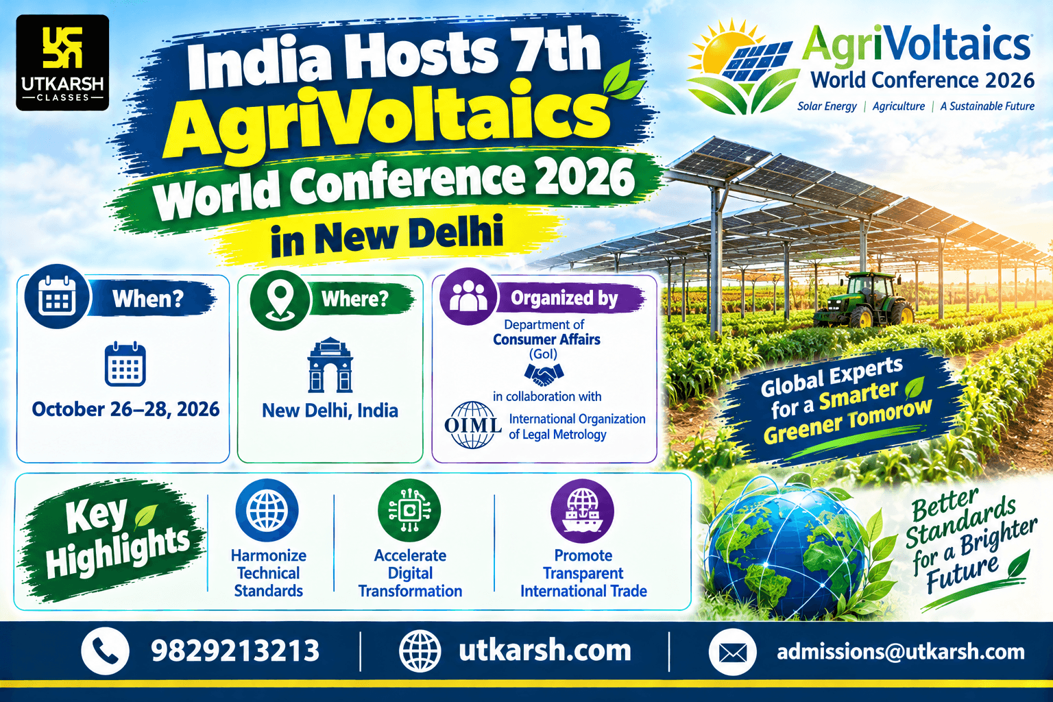India Hosts 7th AgriVoltaics World Conference 2026 in New Delhi