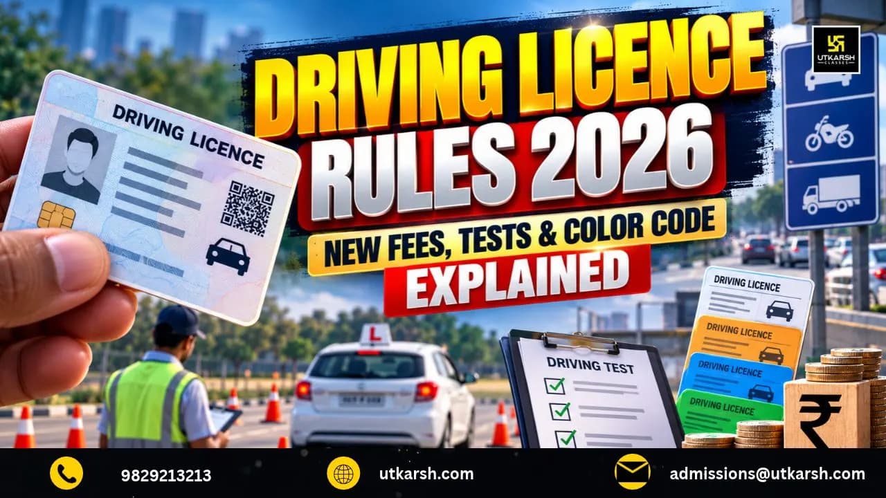 India Government Proposed Driving Licence Rules 2026: New Fees, Tests, and Color Code Licence Explained