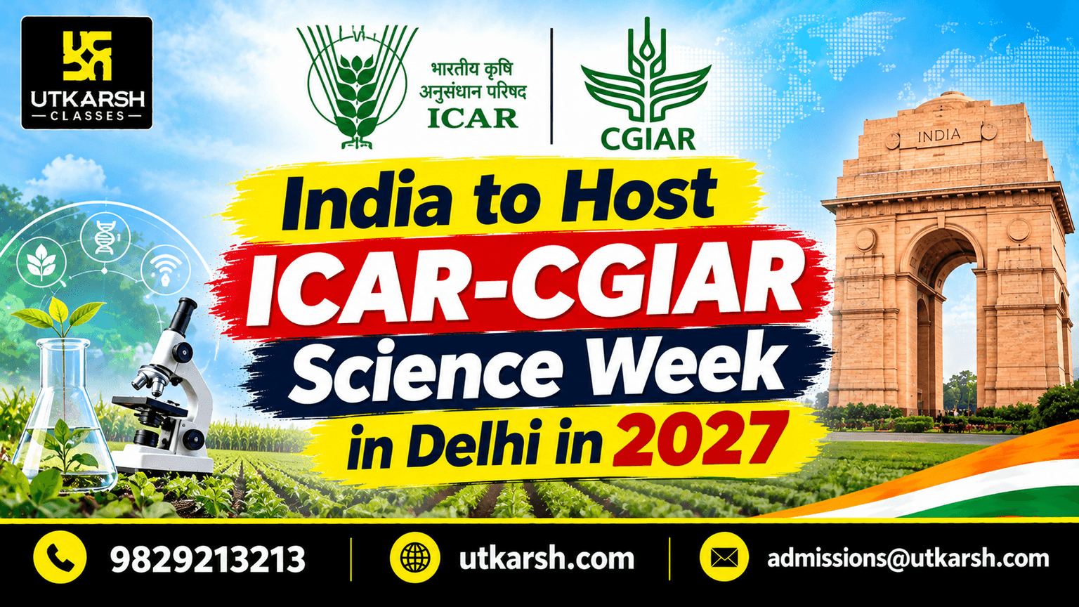 India to Host ICAR-CGIAR Science Week in Delhi in 2027