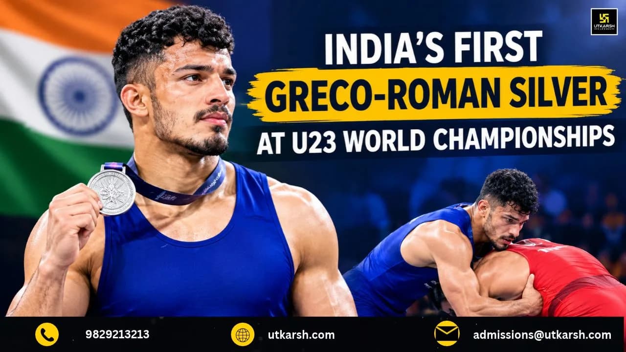 Vishvajit Ramchandra More wins India’s first Greco-Roman silver medal at the U23 World Wrestling Championships