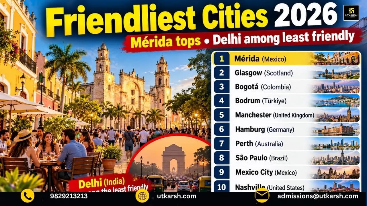 Friendliest Cities in the World 2026: Mérida Tops, Delhi Among the Least Friendly