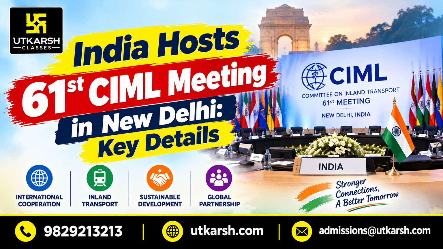 India Hosts 61st CIML Meeting in New Delhi: Key Details