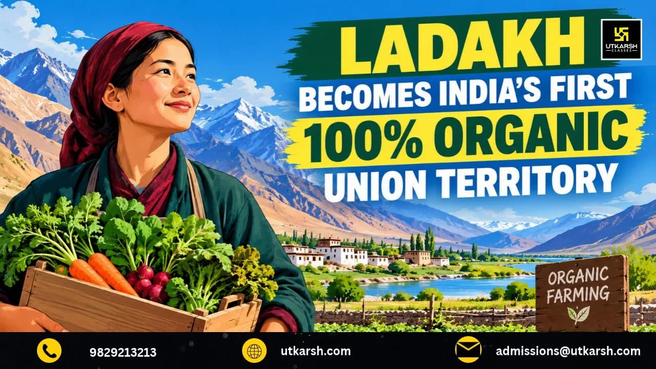 Ladakh Becomes India’s First 100% Organic Union Territory