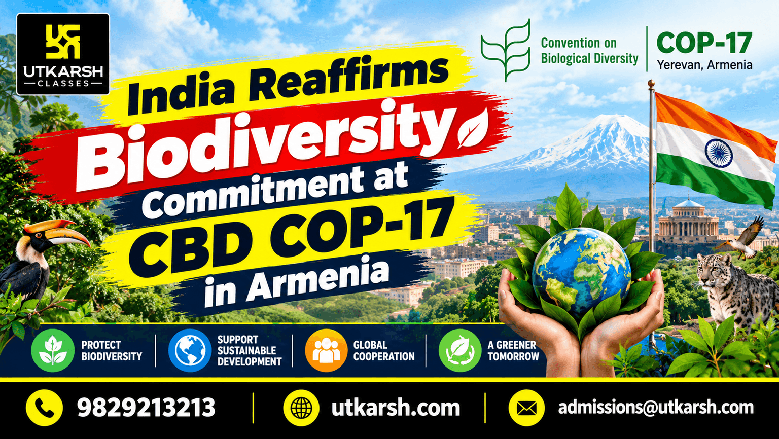 India Reaffirms Biodiversity Commitment at CBD COP-17 in Armenia