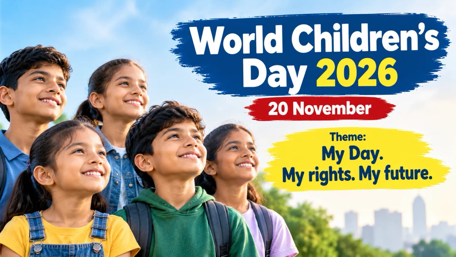World Children’s Day 2026: 20 November, Theme, and Difference from National Children’s Day