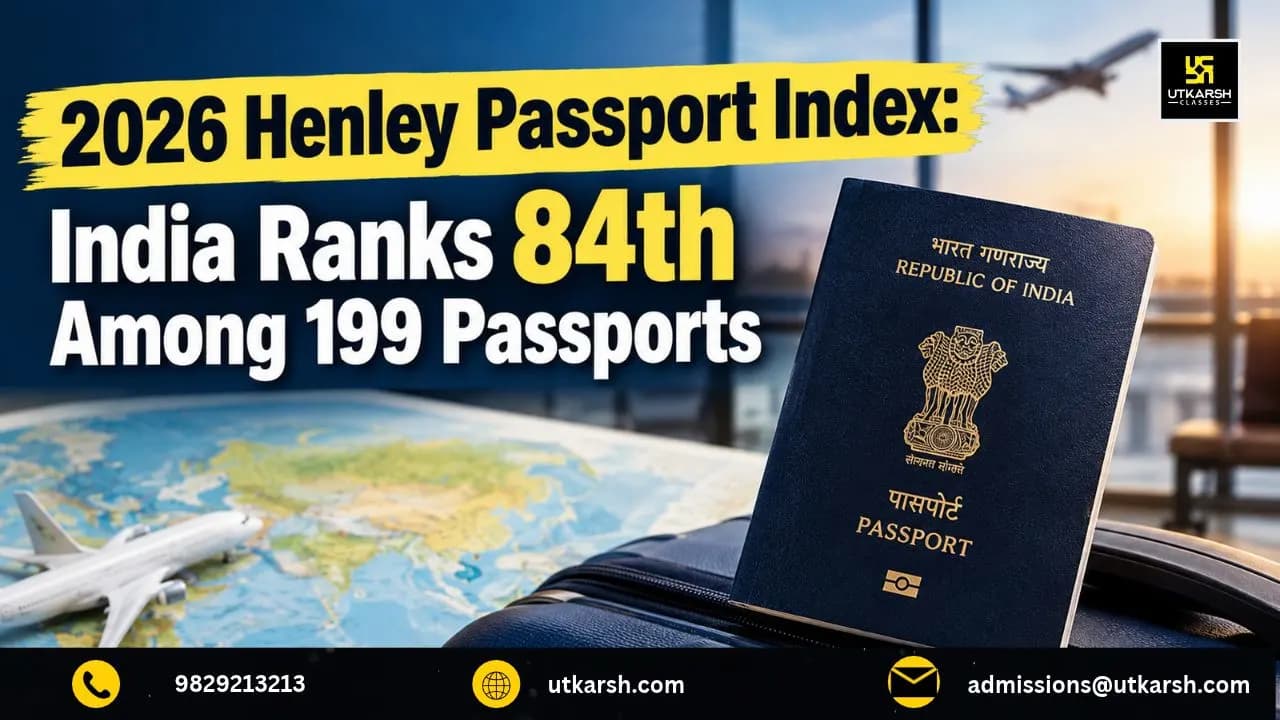 2026 Henley Passport Index: India Ranks 84th Among 199 Passports