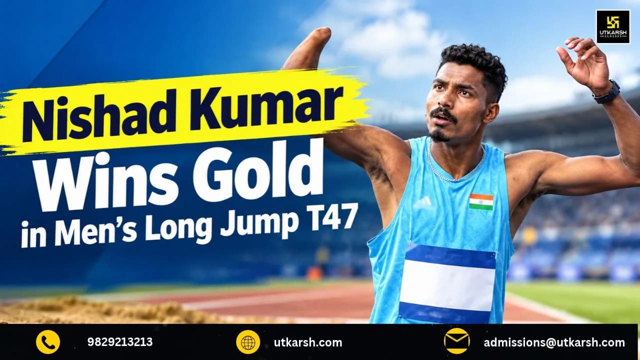 Asian Para Games 2026: Nishad Kumar Wins Gold in Men’s Long Jump T47