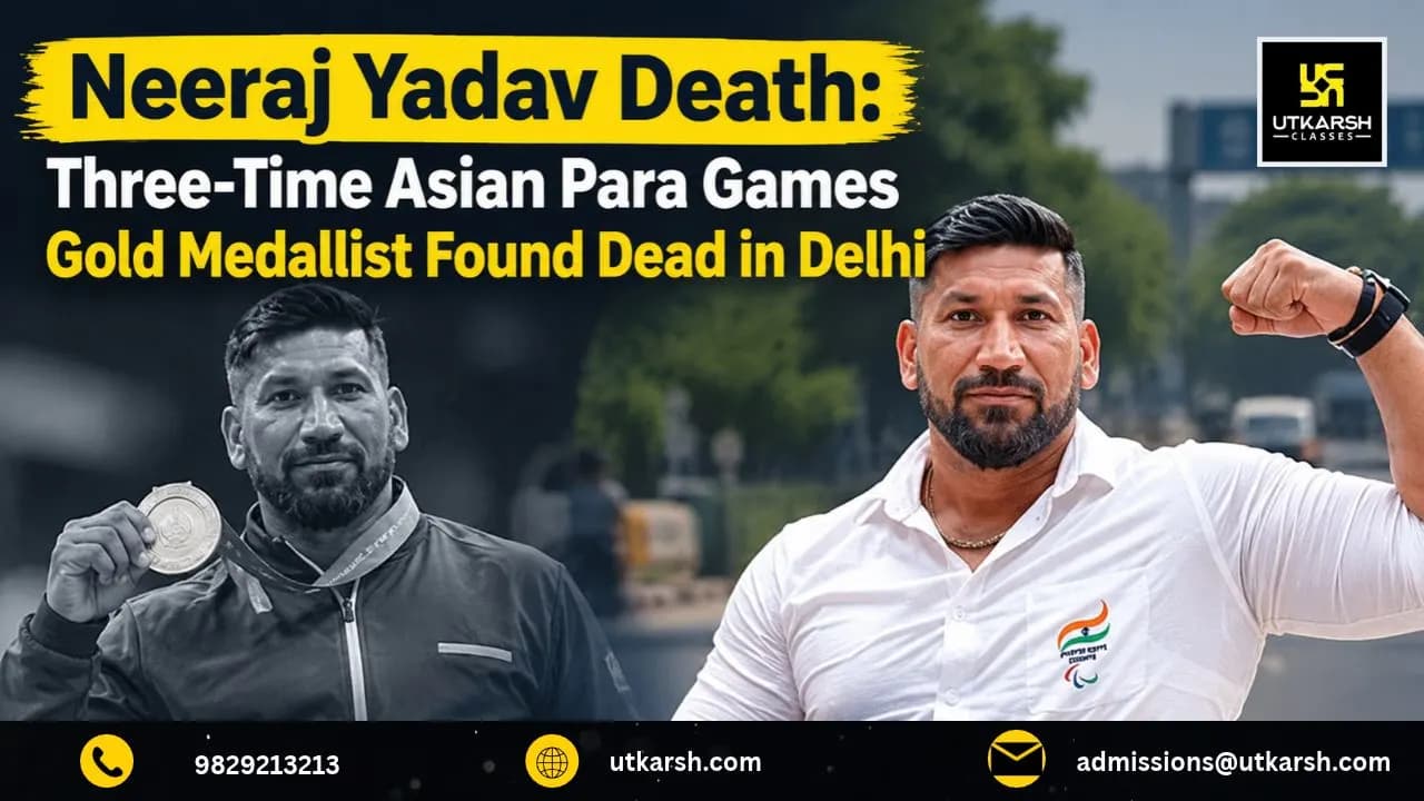 Neeraj Yadav Death: Three-Time Asian Para Games Gold Medallist Found Dead in Delhi