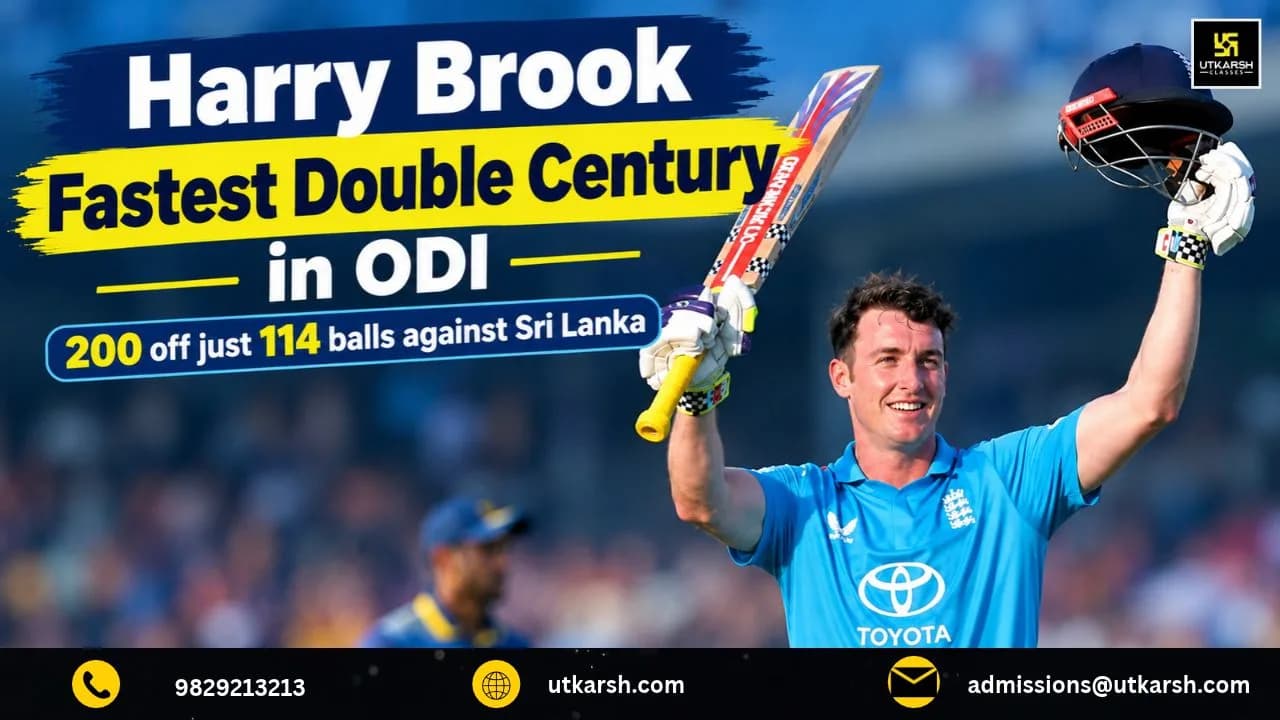 Harry Brook Fastest Double Century in ODI: England Captain Sets New World Record