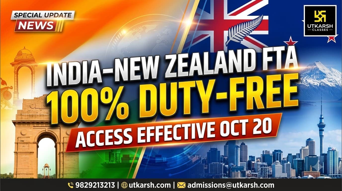 India–New Zealand FTA Takes Effect With 100% Duty-Free Access