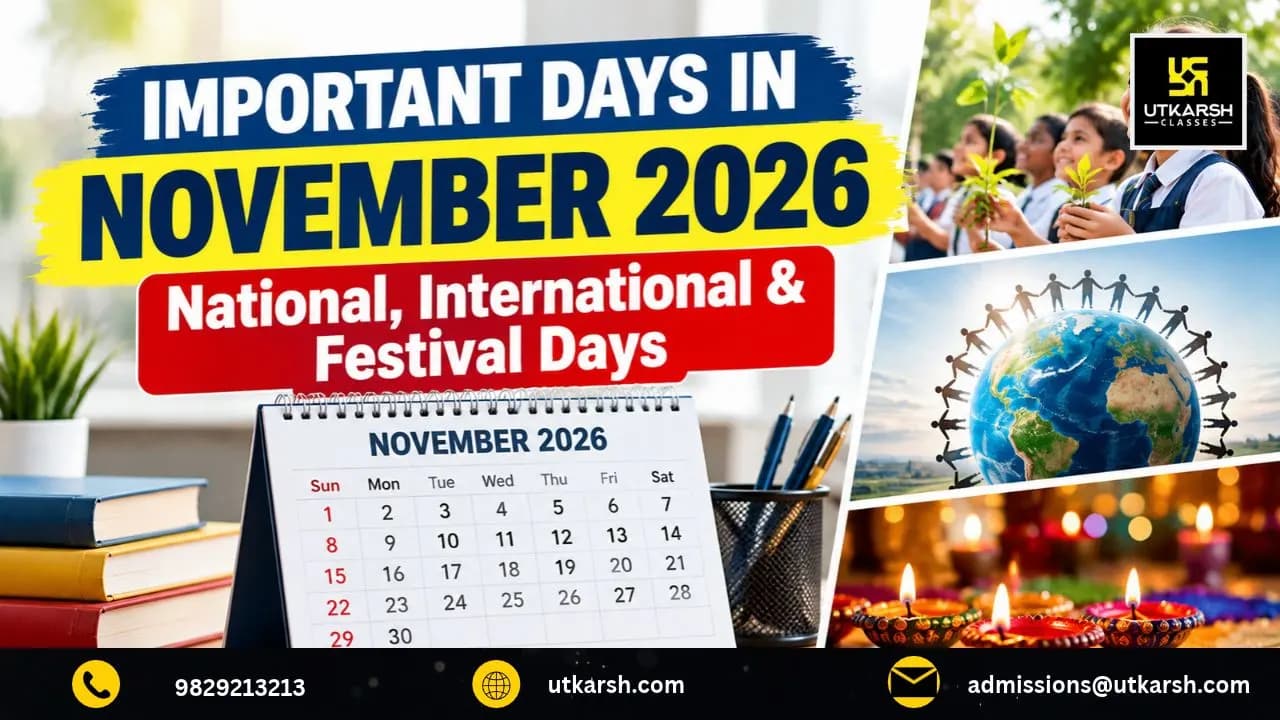 Important Days in November 2026: List of National, International, and Festival Days