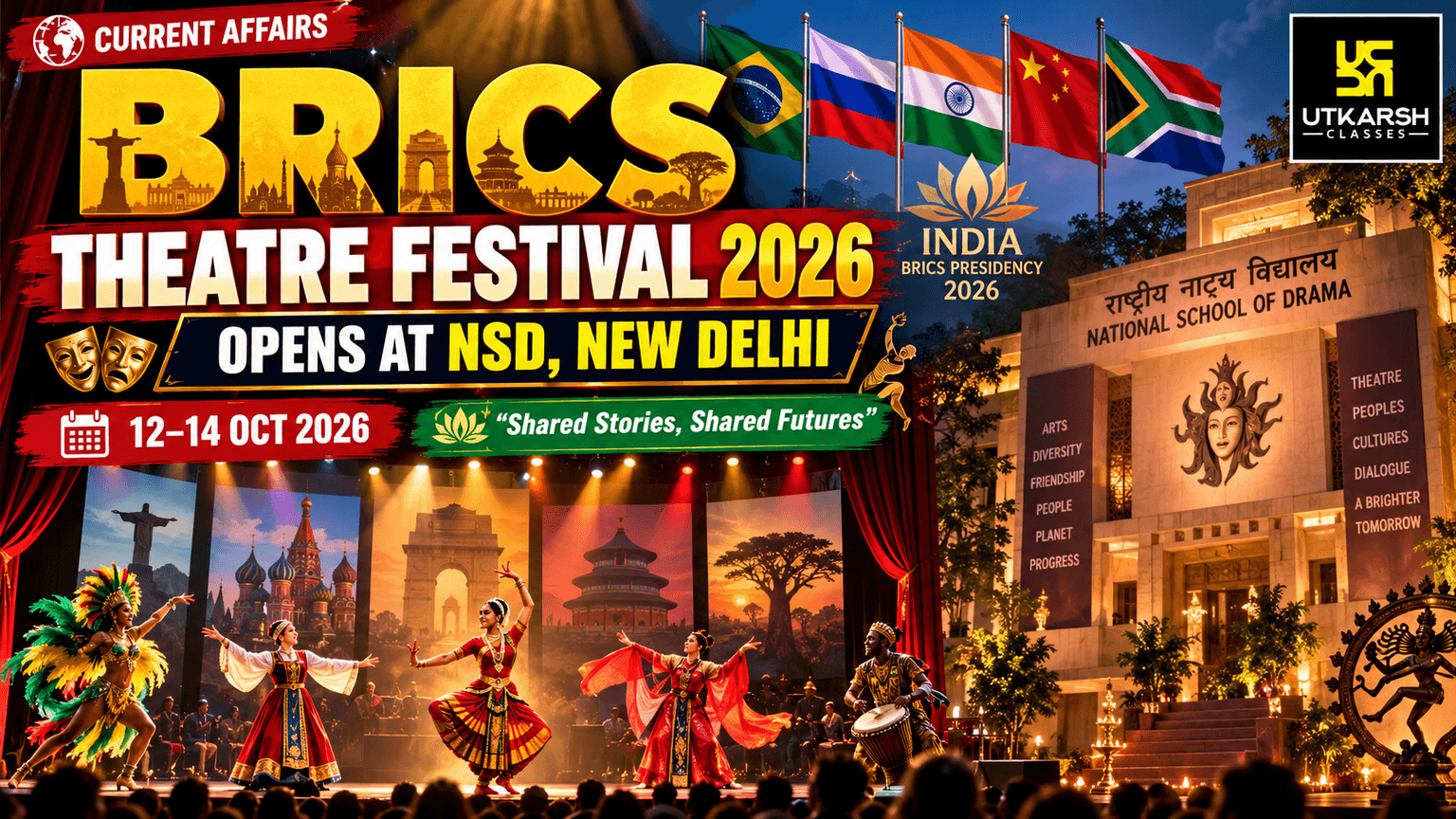 BRICS Theatre Festival 2026 Opens at National School of Drama