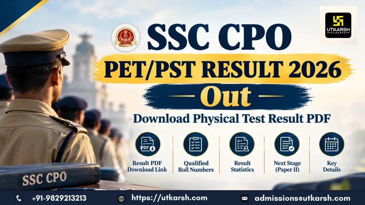SSC CPO PET/PST Result 2026 Out: Download Physical Test Result PDF