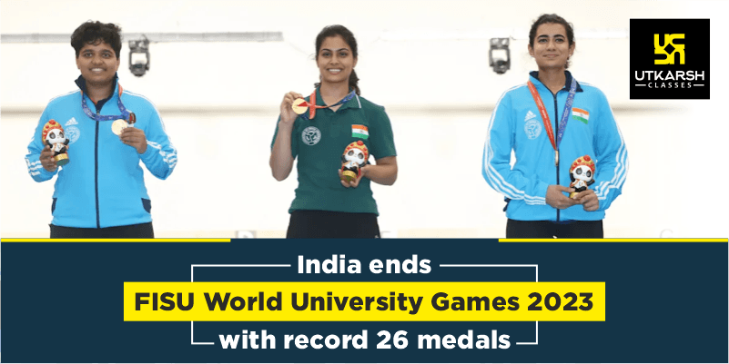 India ends FISU World University Games 2023 with record 26 medals