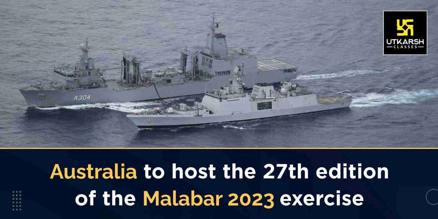 Australia to host the 27th edition of the Malabar 2023 exercise