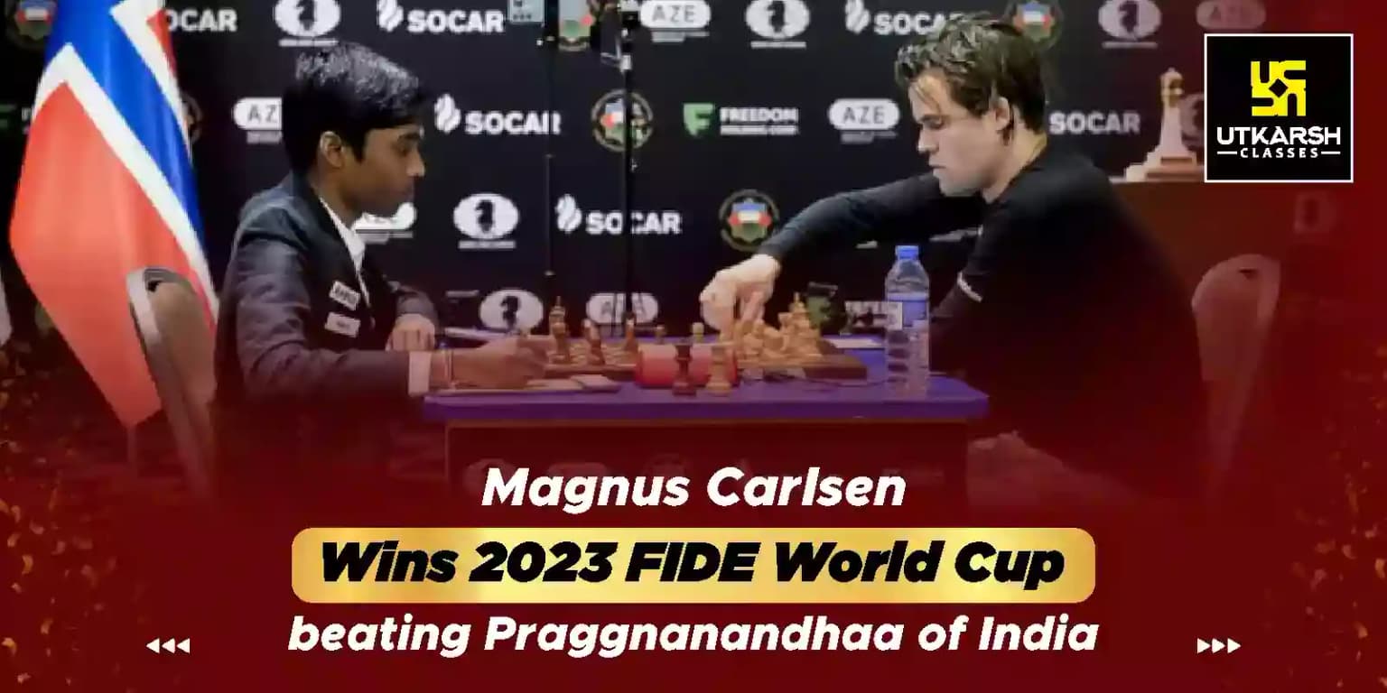 Magnus Carlsen wins 2023 FIDE World Cup beating Praggnanandhaa of India