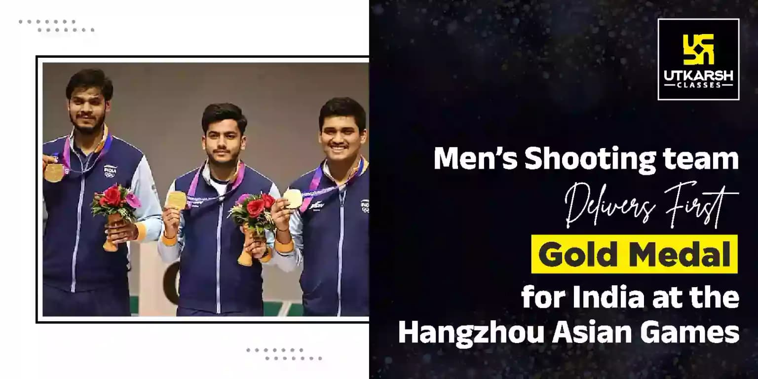 Men's Shooting team wins 1st Asiad gold for India