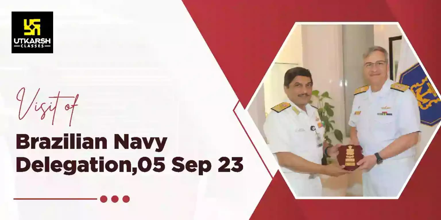 Brazilian Navy delegation arrives in Delhi