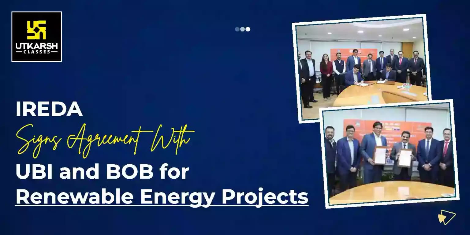 IREDA signs agreement with UBI and BOB for renewable energy projects