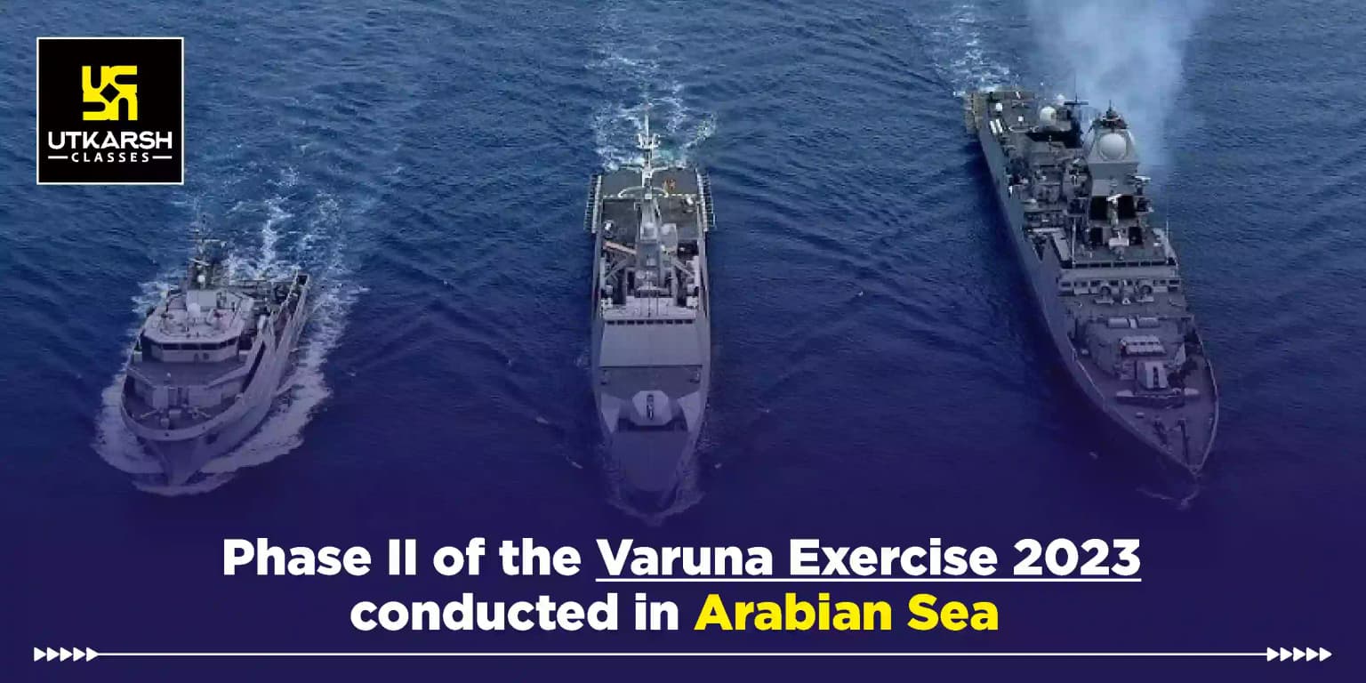Phase II Of The Varuna Exercise 2023 Conducted In Arabian Sea