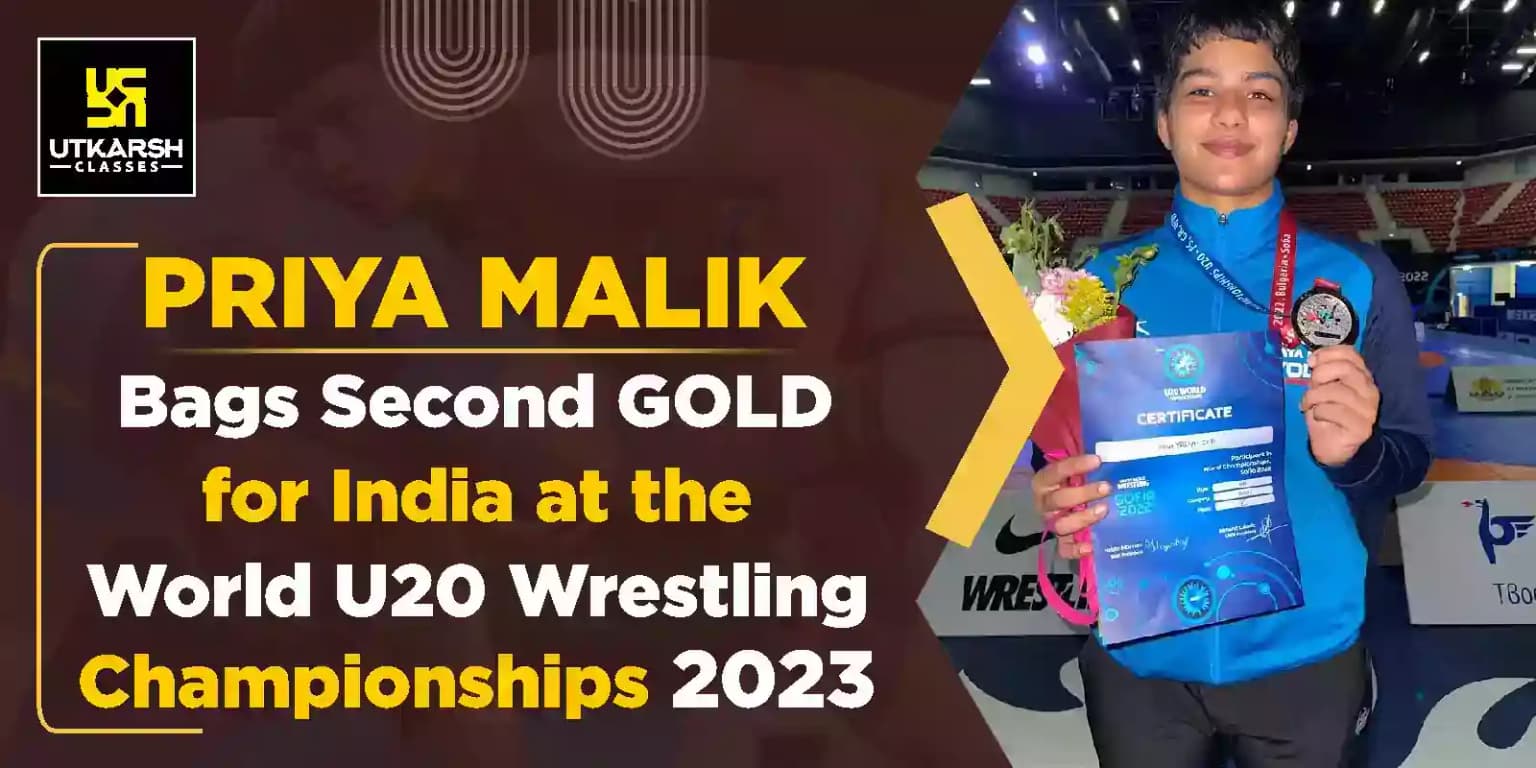 Priya Malik Bags Gold, World U20 Wrestling Championships 2023