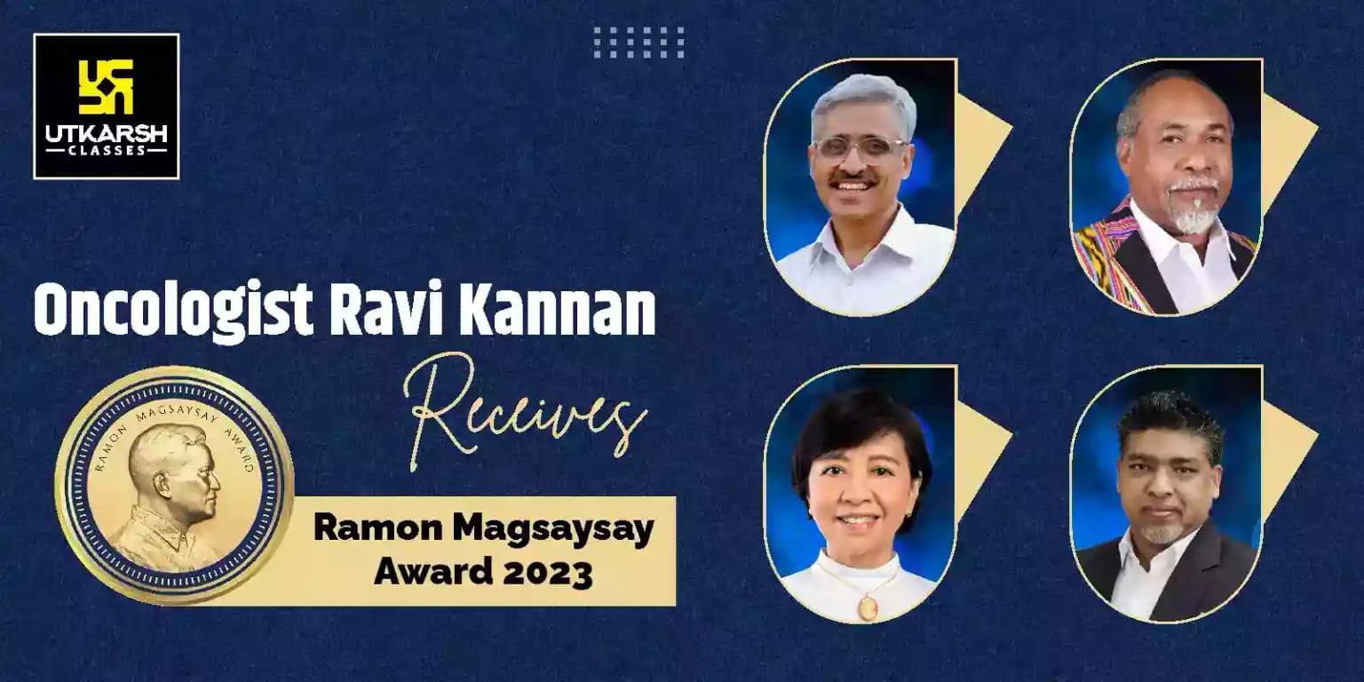 Oncologist Ravi Kannan receives Ramon Magsaysay Award 2023