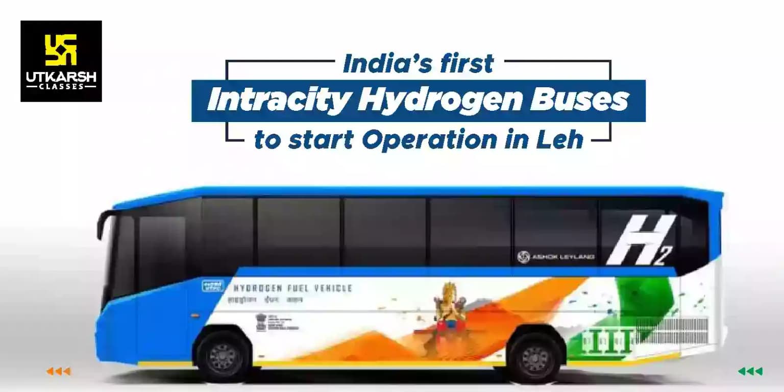 India’s first Intracity Hydrogen Buses to start Operation in Leh