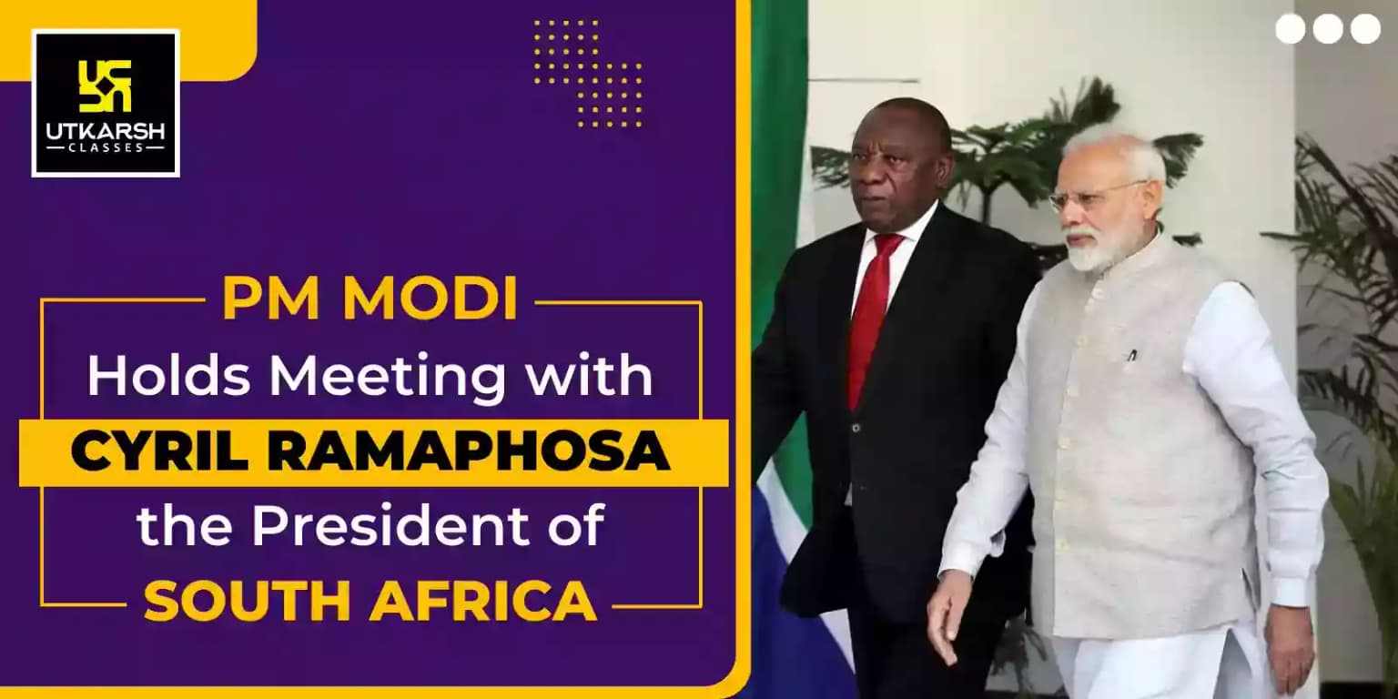 PM Modi Holds Meeting With Cyril Ramaphosa, The President of S. Africa