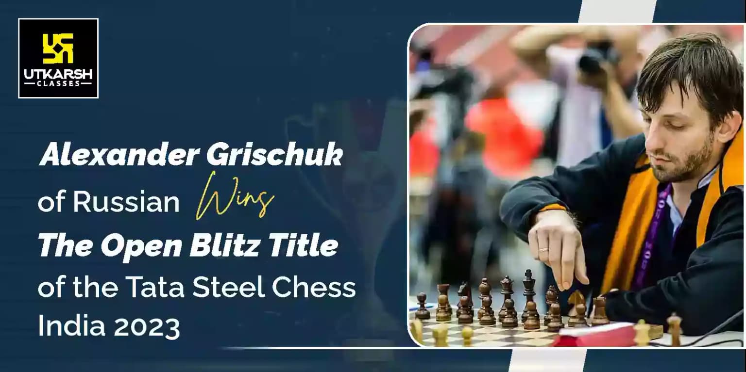Alexander Grabs Open Blitz title of the Tata Steel Chess India 2023